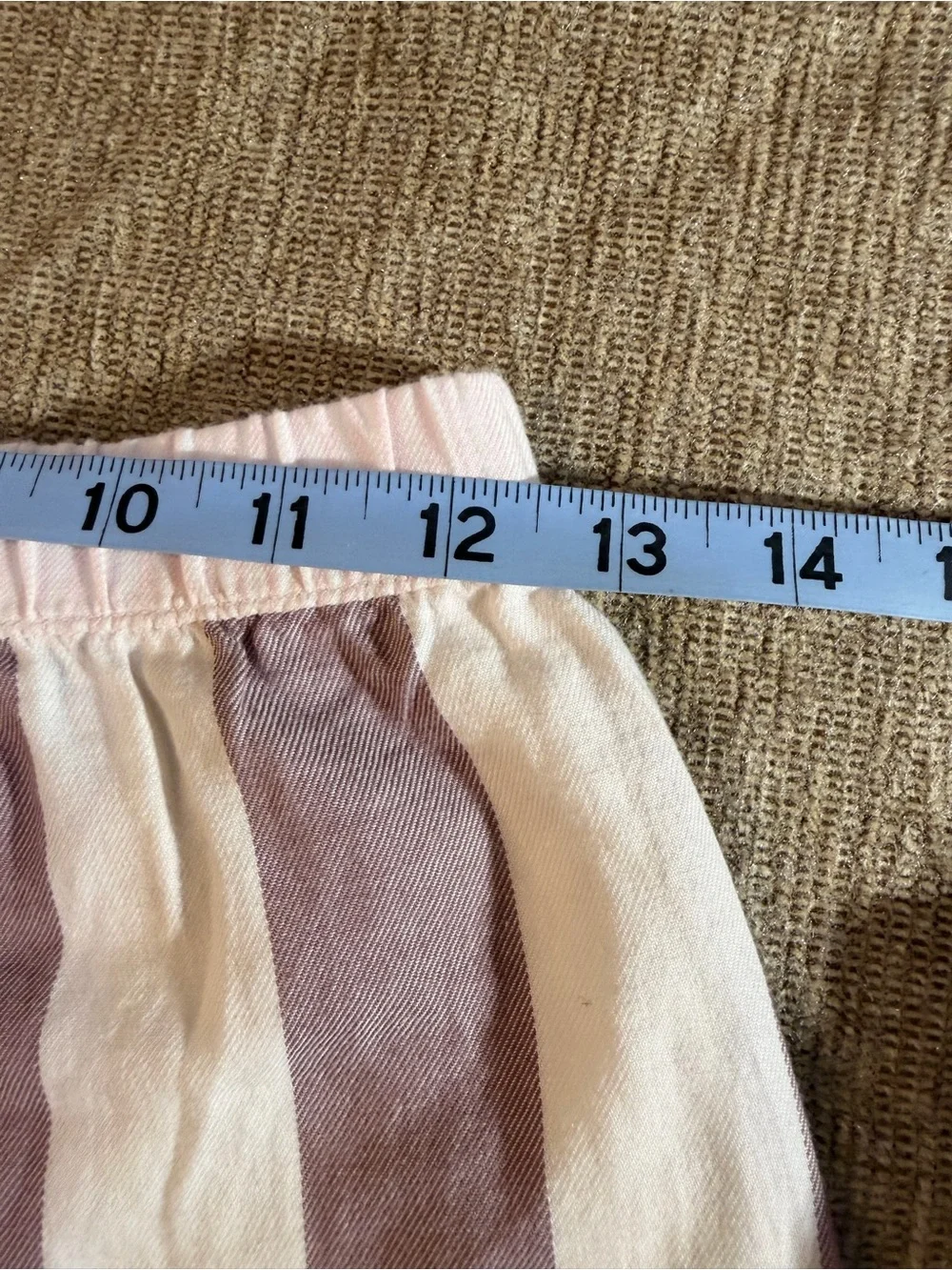 Old Navy Girls Purple and White Striped Casual Shorts